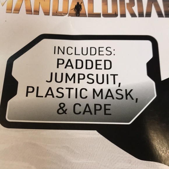 Star Wars The Mandalorian Kids Deluxe Costume Size Large 10/12 | NWT/NWOT - Picture 7 of 7